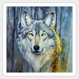 Image of a wolf Sticker
